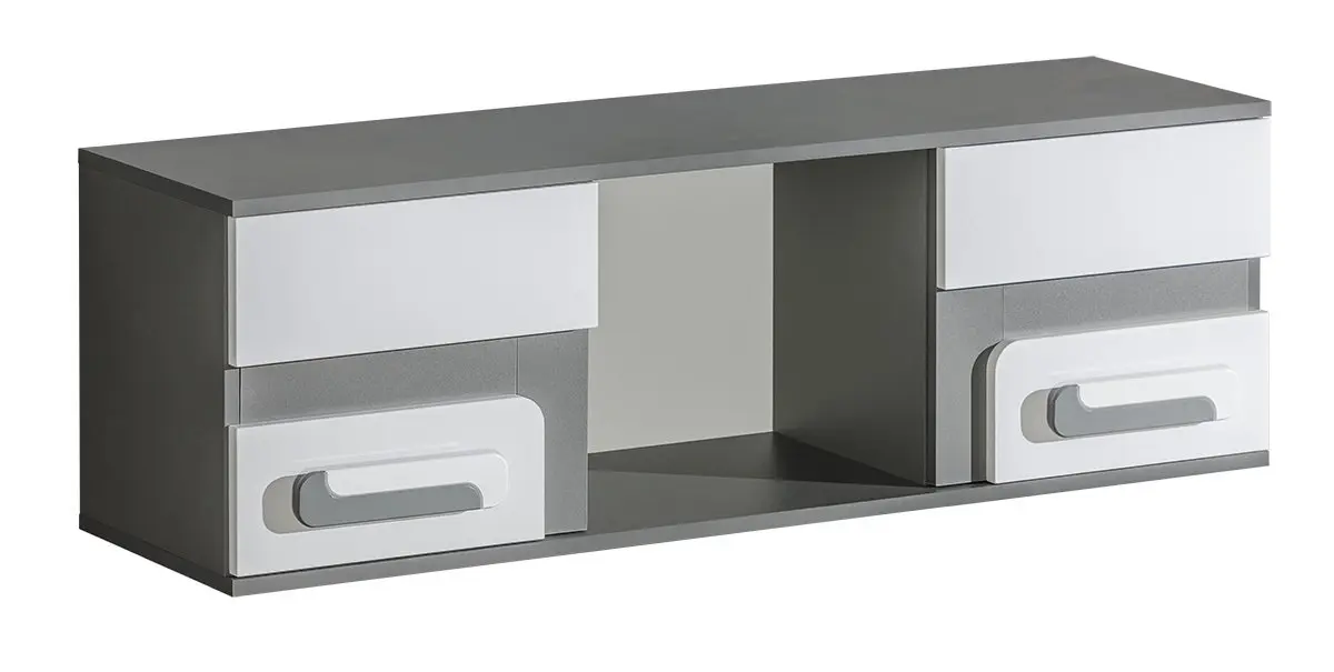 Apetito_pólka_szuflady_biel_jpg Półka Wisząca Aria - Praktyczny Minimalizm 50 cm - obrazek 1