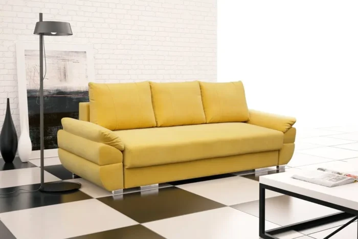 Sofa tapicerowana z funkcją spania Capri - obrazek 6