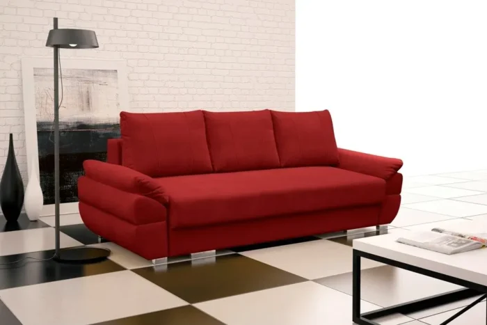 Sofa tapicerowana z funkcją spania Capri - obrazek 9
