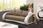 Sofa pikowana z funkcją spania Chester - obrazek 7