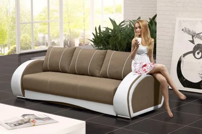 Sofa pikowana z funkcją spania Chester - obrazek 7
