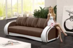 Sofa pikowana z funkcją spania Chester - obrazek 4