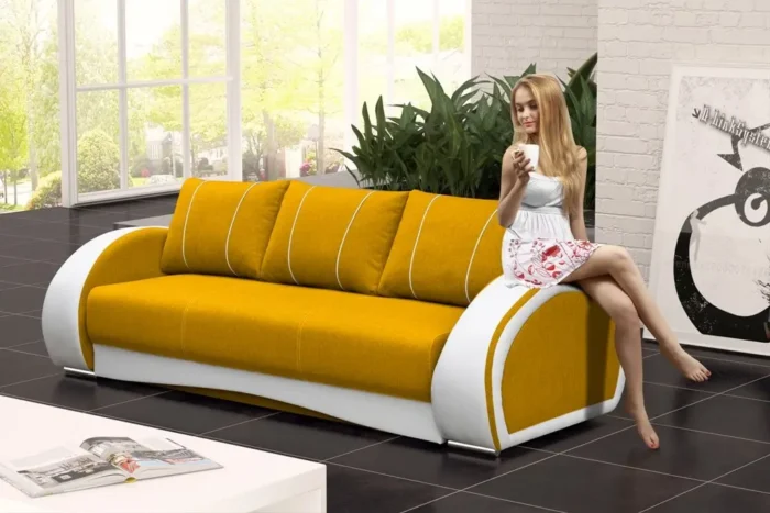 Sofa pikowana z funkcją spania Chester - obrazek 8