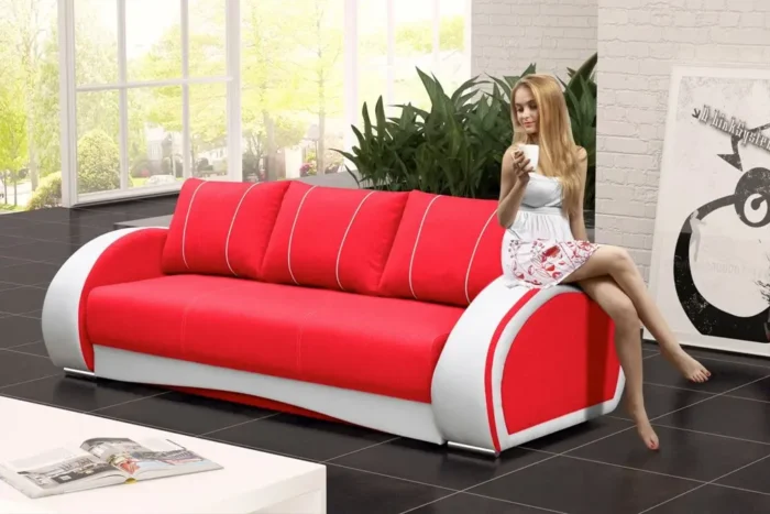 Sofa pikowana z funkcją spania Chester - obrazek 6