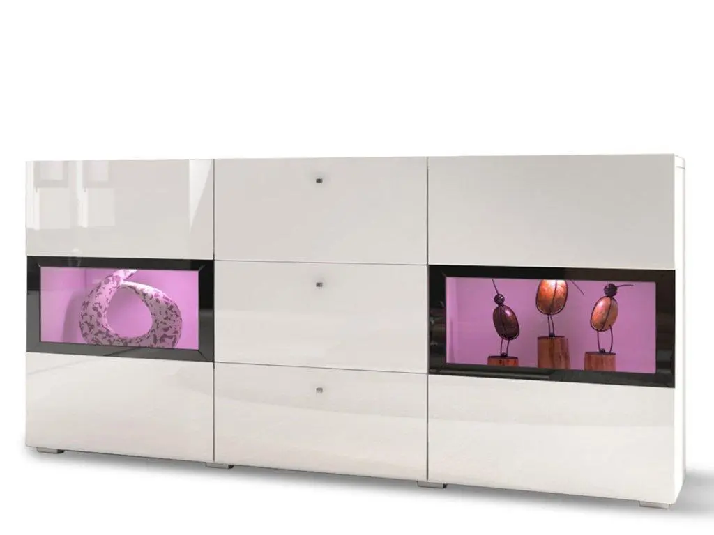 Komoda-BAROS-biala Komoda Gaia 132 cm - obrazek 1