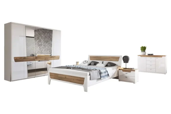 Zestaw Mebli Glamour Lux - Luksusowa Sypialnia w Eleganckim Stylu - obrazek 7