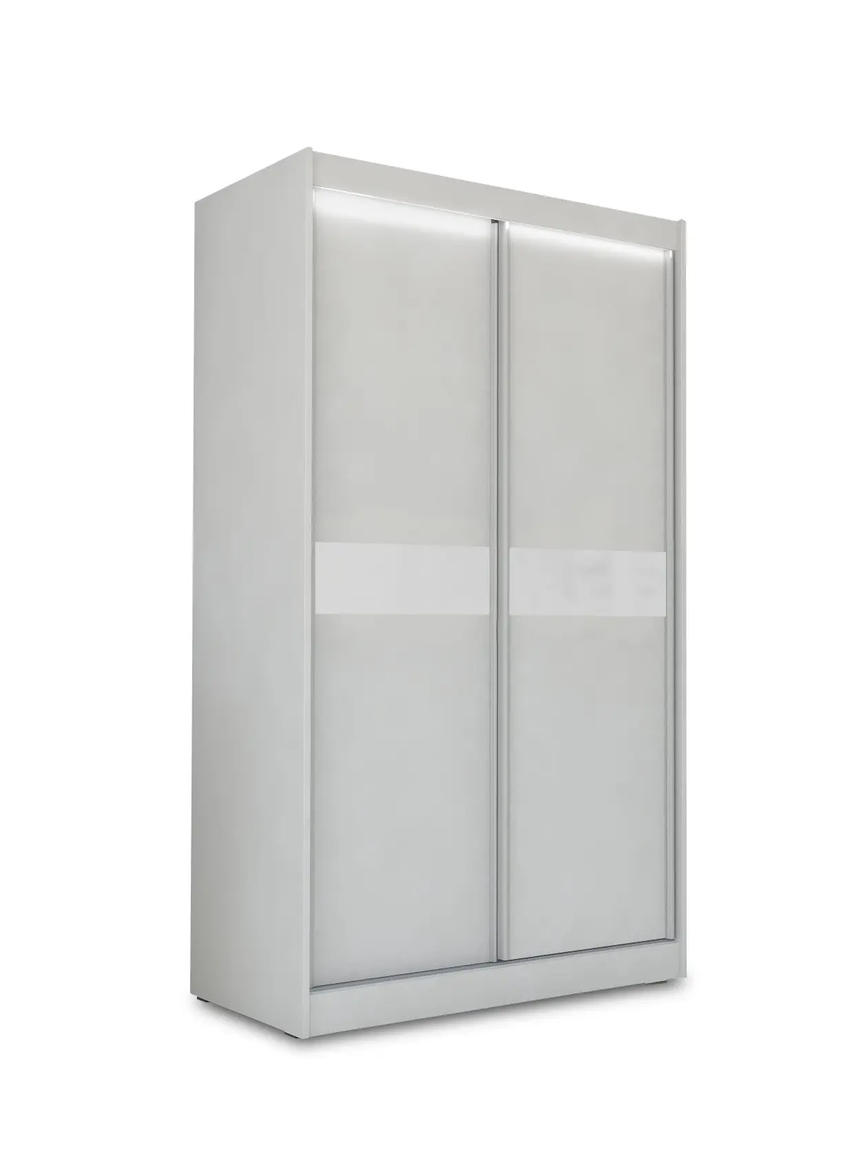 Szafa-120-cm-Tanna-bialy-lacobel-bialy-led Szafa przesuwna A57 120cm lacobel - obrazek 1