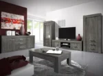 Regał Loftowy Nova - Drewniany Industrialny Design - obrazek 2