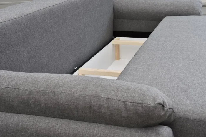Sofa tapicerowana z funkcją spania Capri - obrazek 10