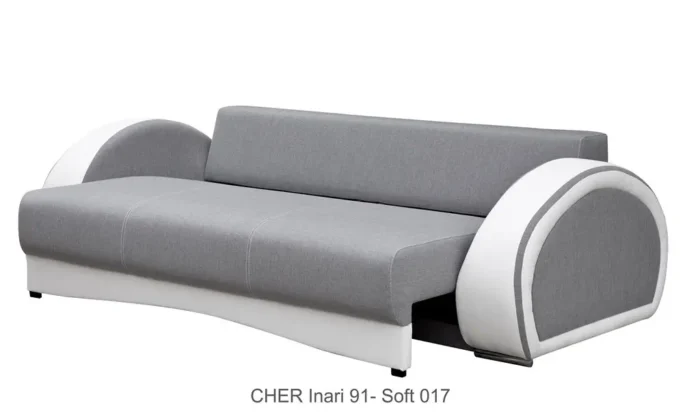 Sofa pikowana z funkcją spania Chester - obrazek 9