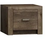 Szafka Nocna Eco X - Naturalne Drewno i Nowoczesny Styl