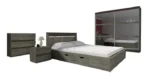 Zestaw Sypialniany Loft Evo - Industrialny Styl i Wygoda - obrazek 6