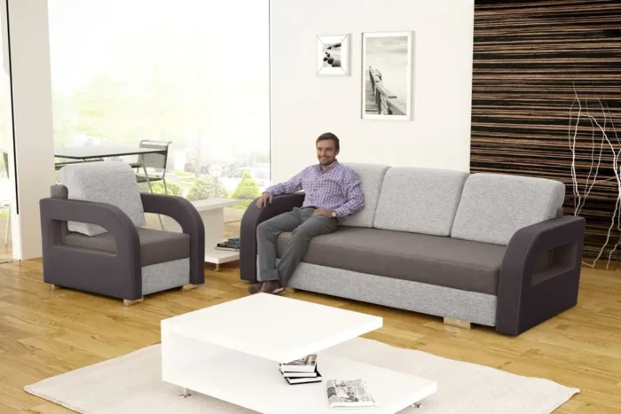 Sofa rozkładana z funkcją spania Elegant Pro - obrazek 3