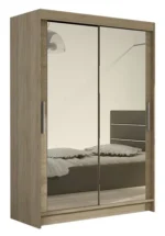 Szafa przesuwna A76 120cm z lustrem