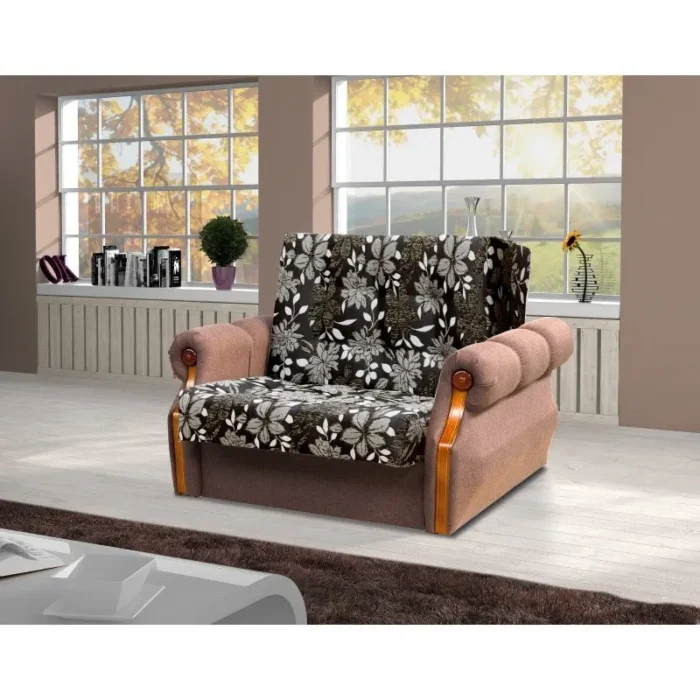 Sofa welurowa z funkcją spania Velvet - obrazek 5