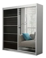 Szafa przesuwna A103 120cm z lustrem