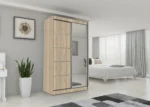 Szafa przesuwna A71 120cm z lustrem - obrazek 2