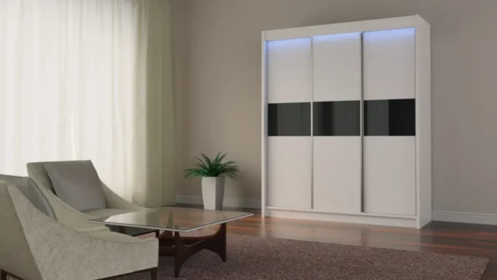 Szafa przesuwna A115 180cm lacobel - obrazek 2