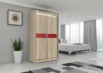 Szafa przesuwna A57 120cm lacobel - obrazek 2