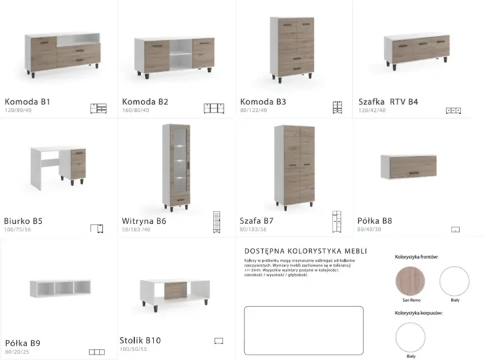 Półka Ścienna Nova - Drewno i Metal 120 cm - obrazek 2