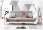 Sofa narożna z funkcją spania Corner - obrazek 2