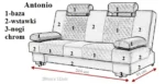 Sofa narożna z funkcją spania Relax Max - obrazek 10