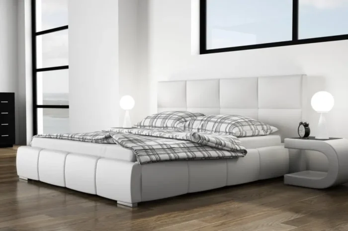 Łóżko tapicerowane RAFFAELL 140 cm  ergonomia i wsparcie dla zdrowego wypoczynku - obrazek 2
