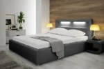 Łóżko tapicerowane UNIKA no 160 cm woczesny design i funkcjonalność dla zdrowego snu - obrazek 3