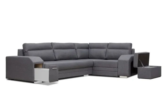 Sofa narożna JULIA elegancka i przestronna do domowego salonu - obrazek 7