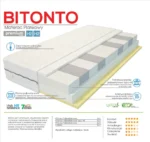Materac piankowy MARCELLA 120 cm komfort i optymalne wsparcie podczas snu - obrazek 2