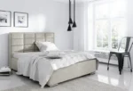 Łóżko tapicerowane GALATEA  140 cm komfort i nowoczesny design dla zdrowego snu - obrazek 2