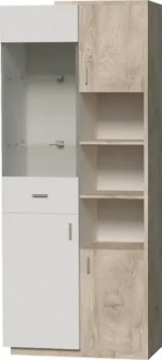 FERRARA 3 80 cm duza biała - nowoczesna witryna