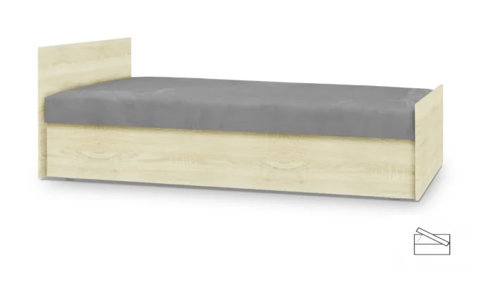 Łóżko tapicerowane VALORIA  160 cm ergonomia i wsparcie dla idealnego wypoczynku - obrazek 2