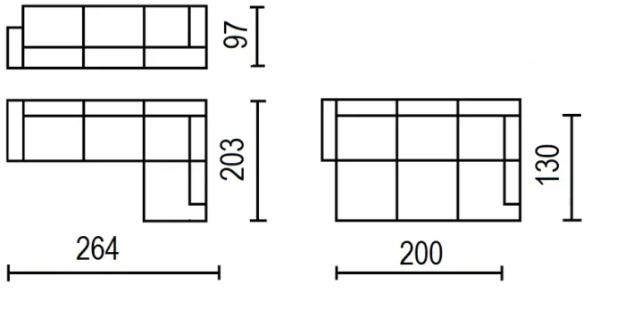 Sofa narożna TAMARA wygodne użytkowanie i minimalistyczny styl - obrazek 3