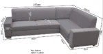 Sofa narożna MONA ergonomiczna forma i wysokiej jakości materiały - obrazek 17