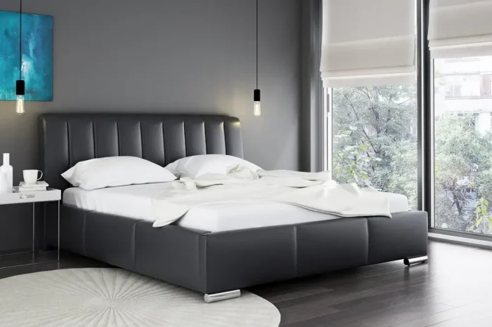 Łóżko tapicerowane UMBRIA  140 cm funkcjonalność i elegancja dla idealnego snu - obrazek 5