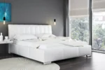 Łóżko tapicerowane UMBRIA  140 cm funkcjonalność i elegancja dla idealnego snu - obrazek 4