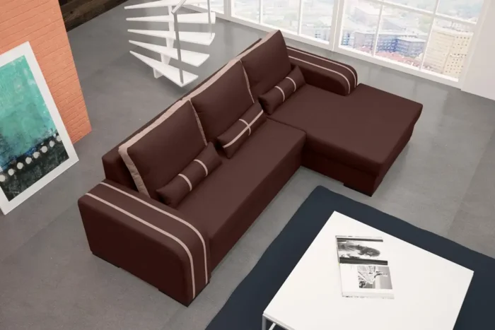 Sofa narożna SABINA przestronna i komfortowa do dużych pomieszczeń - obrazek 4