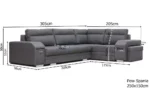 Sofa narożna JULIA elegancka i przestronna do domowego salonu - obrazek 13