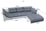 Sofa narożna ARIA ergonomiczne rozwiązanie do wypoczynku - obrazek 9