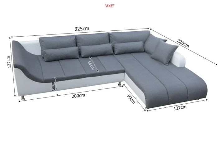 Sofa narożna ARIA ergonomiczne rozwiązanie do wypoczynku - obrazek 9