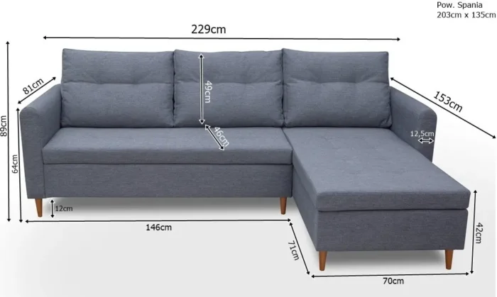 Sofa narożna TOSCA klasyczny wygląd i nowoczesne wykonanie - obrazek 10