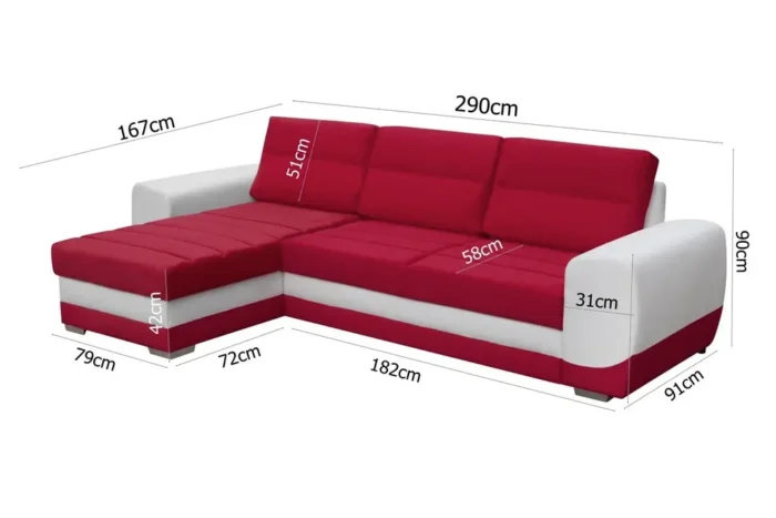 Narożnik QUINN stylowy element nowoczesnego salonu - obrazek 13