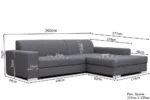 Sofa narożna GLORIA nowoczesna forma i ponadczasowy styl - obrazek 20