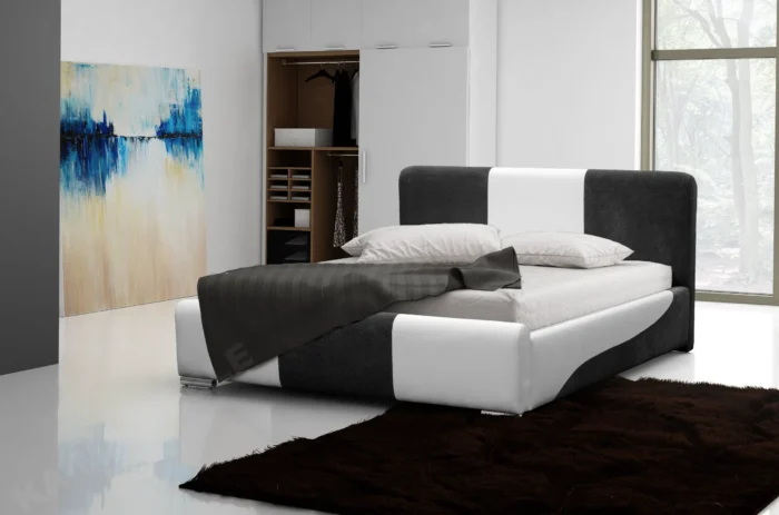 Łóżko tapicerowane SOLARIA 120 cm komfort i wsparcie dla zdrowego snu - obrazek 2