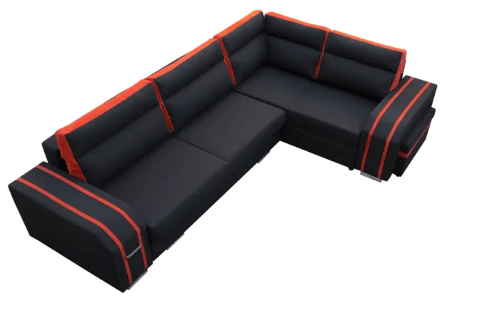 Sofa narożna KARLA komfortowe miejsce do relaksu i spotkań - obrazek 4