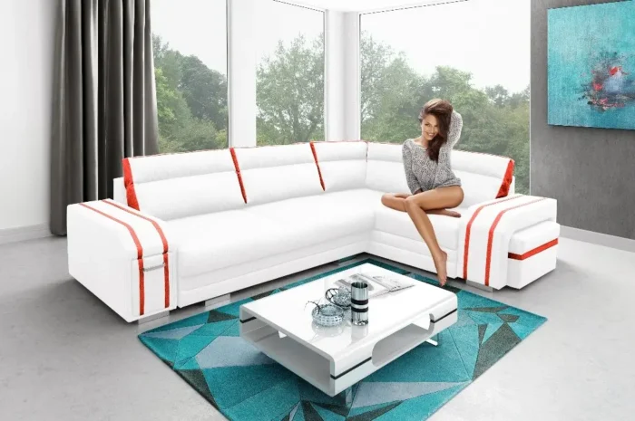 Sofa narożna KARLA komfortowe miejsce do relaksu i spotkań - obrazek 7