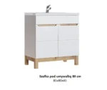 Zestaw mebli do łazienki SCANDI – minimalistyczne rozwiązania w skandynawskim stylu - obrazek 5