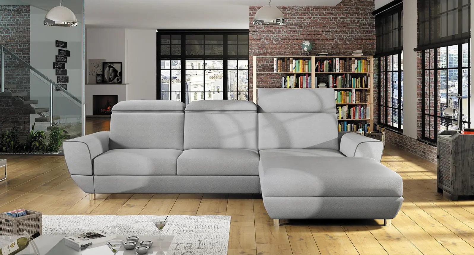 buenonarozniktlo Sofa narożna EVA doskonałe miejsce do codziennego relaksu - obrazek 1
