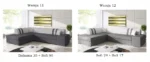 Sofa narożna FLEXI wygodne siedzisko i modny wygląd - obrazek 7
